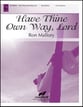 Have Thine Own Way, Lord Handbell sheet music cover